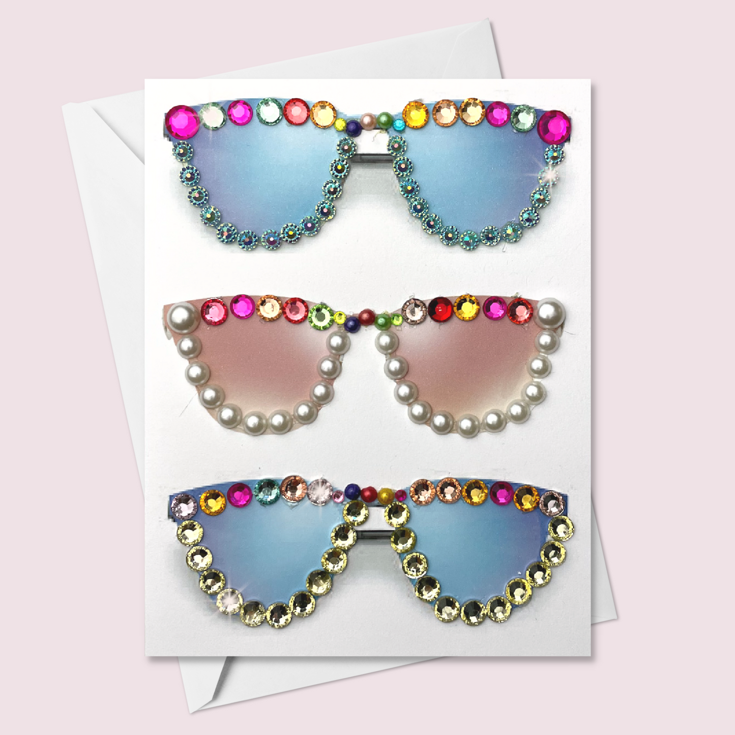 Sunglasses greeting card
