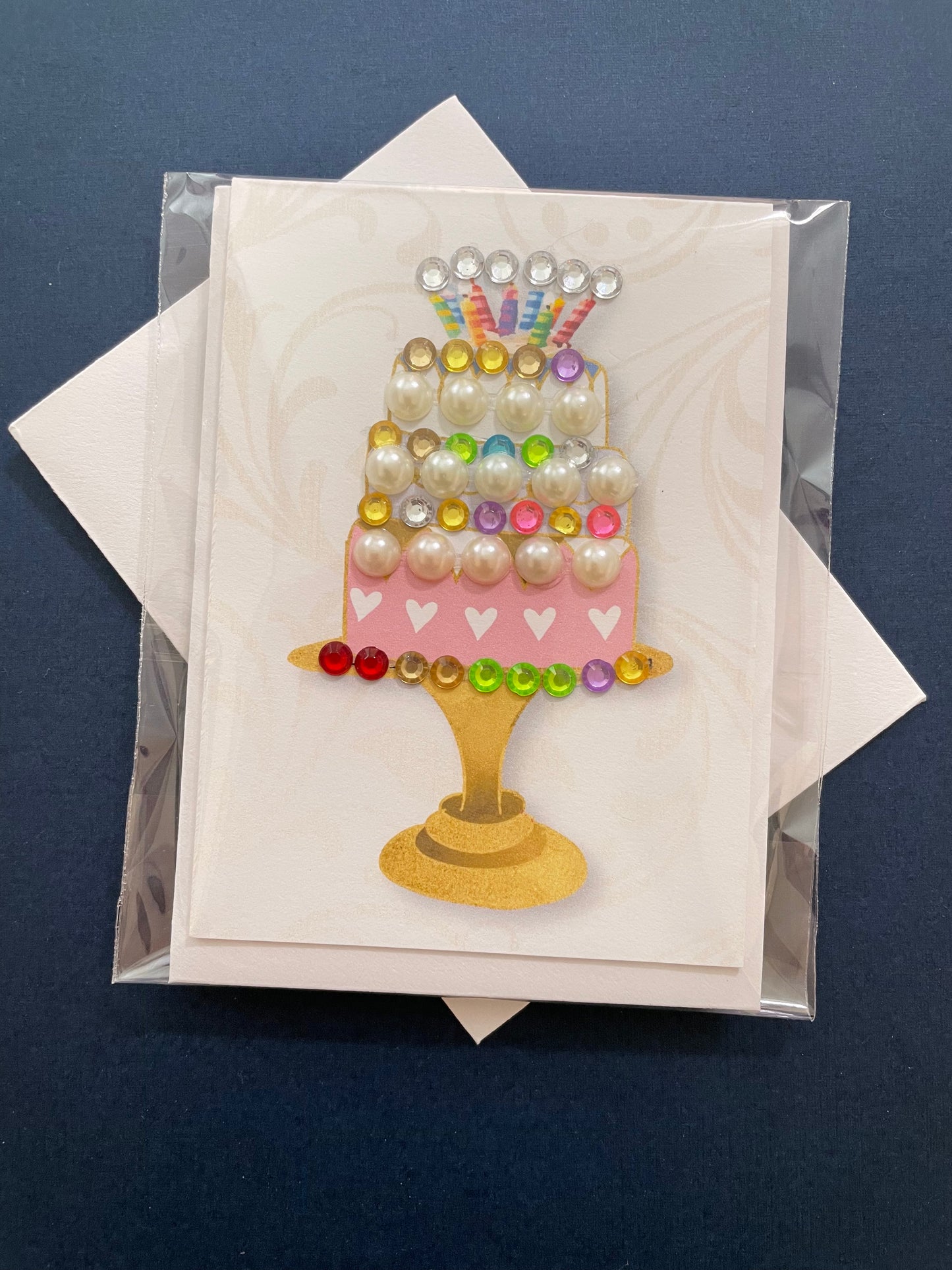 Mini Three Tier Cake Greeting Card