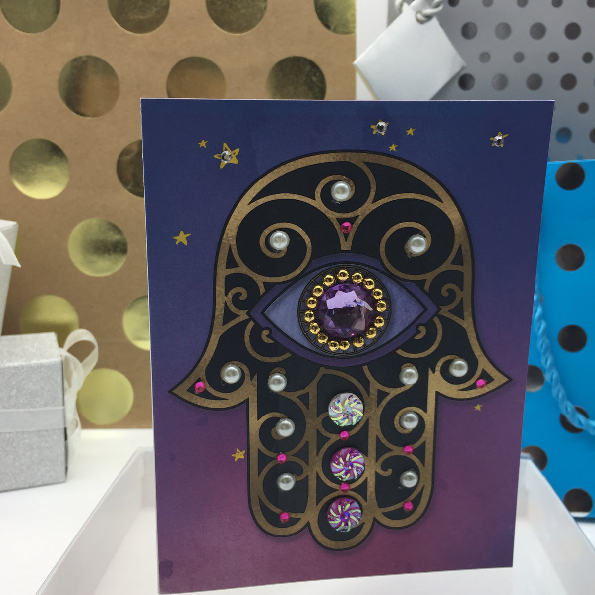 Hamsa greeting card