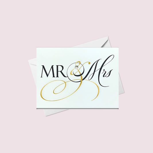 Mini Mr. & Mrs. Greeting Card