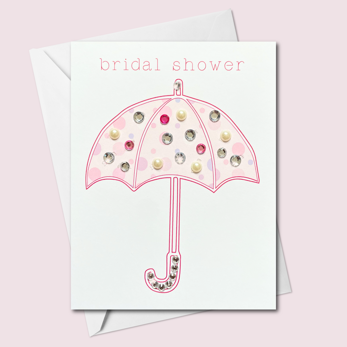 Bridal Shower Umbrella Greeting Card