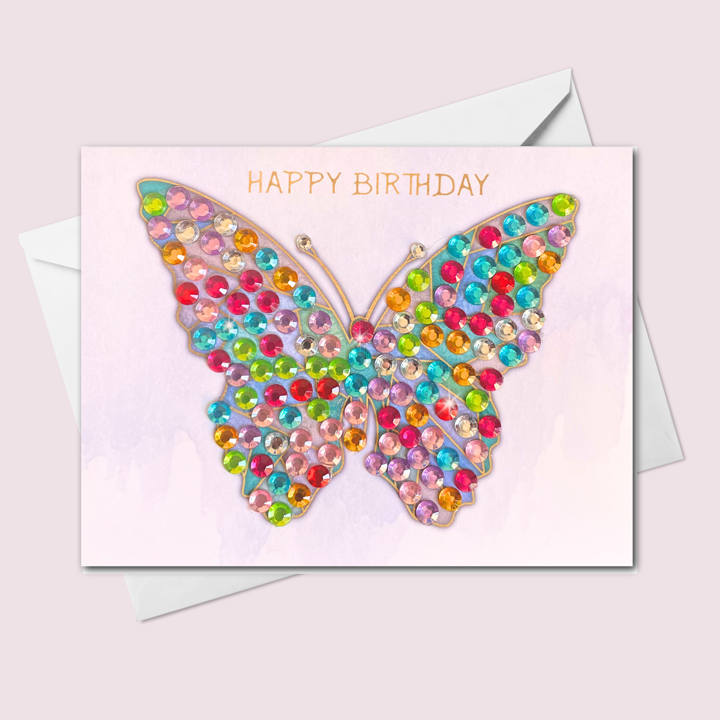 Happy Birthday Colourful Butterfly 🦋 Greeting Card