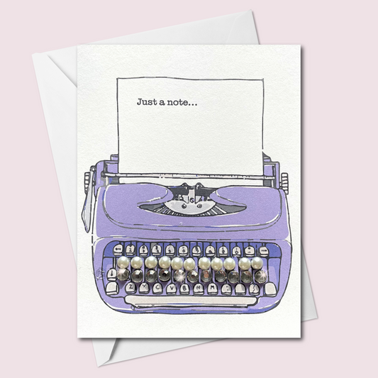 Just a Note... Typewriter | Purple