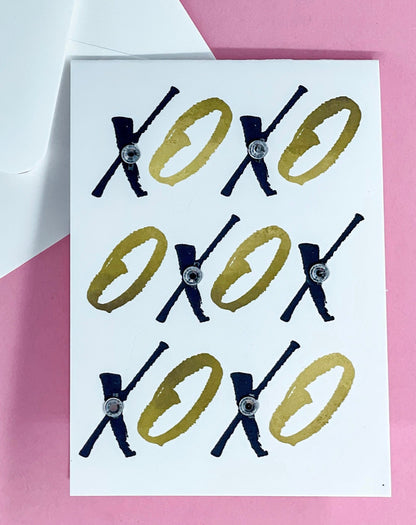 Mini XOXOXO Greeting Card