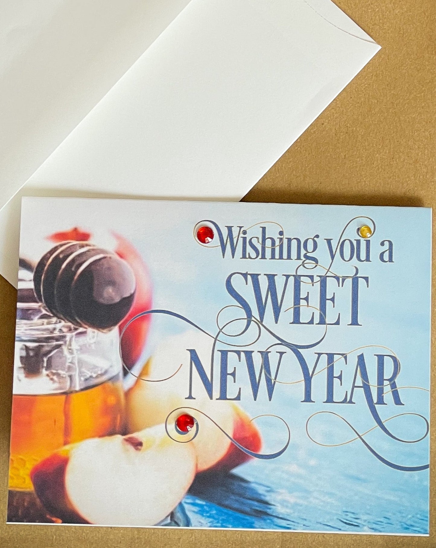 Wishing You a Sweet New Year! Rosh Hashanah Apple & Honey Pot