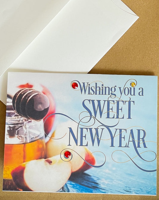 Wishing You a Sweet New Year! Rosh Hashanah Apple & Honey Pot