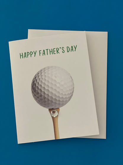 Father’s Day Golf Card | Golf Lover Father’s Day Gift | Handmade Card for Golfers
