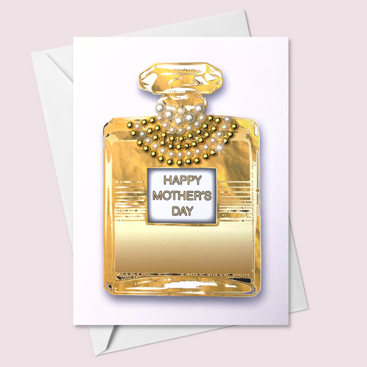 happy mother's day perfume bottle
