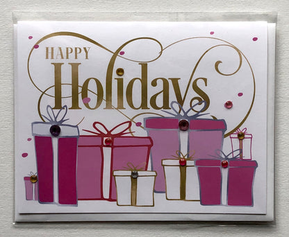 Happy Holiday Present Greeting Card