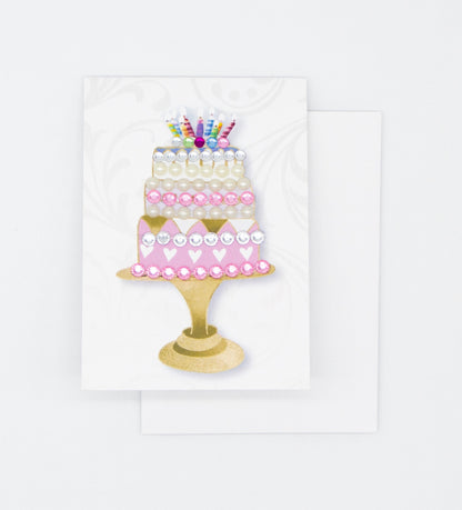 Mini Three Tier Cake Greeting Card