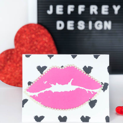 Pink Lips and Black Hearts