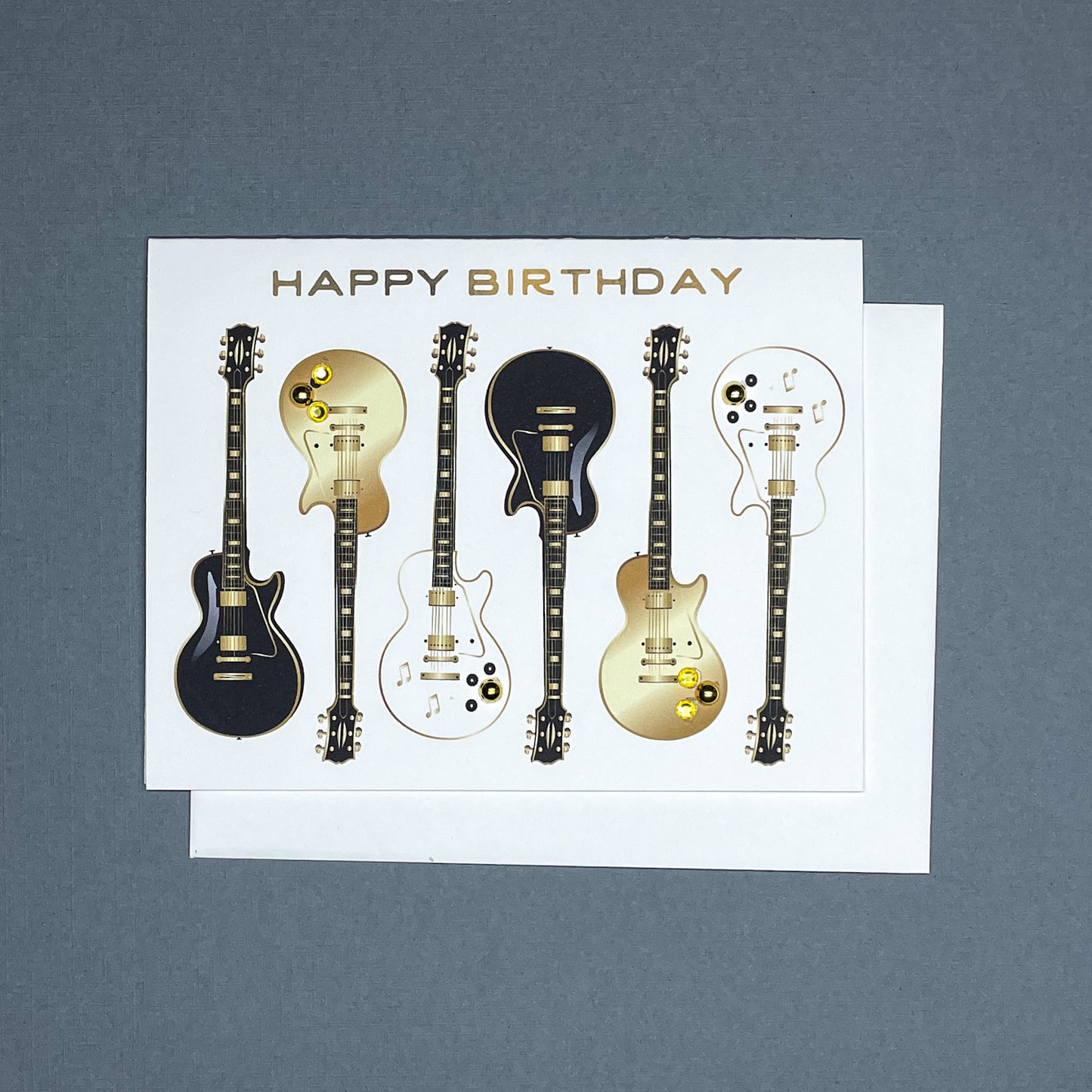 Happy Birthday Guitar Greeting Card