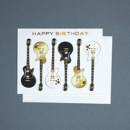 Happy Birthday Guitar Greeting Card
