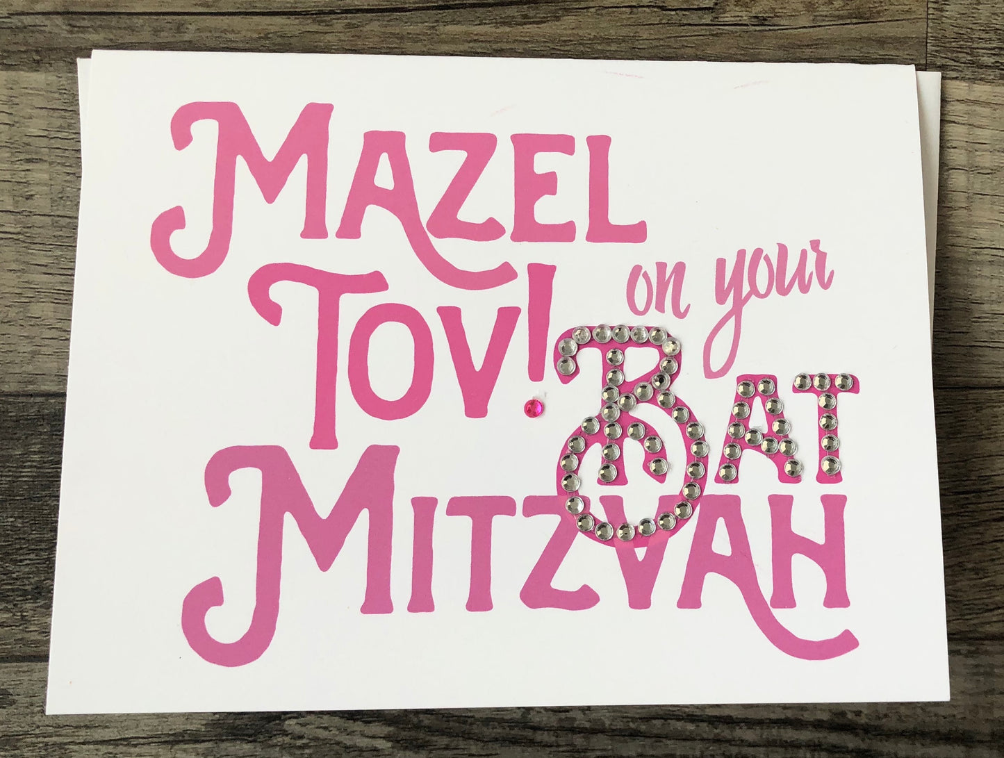 Mazel Tov on your Bat Mitzvah