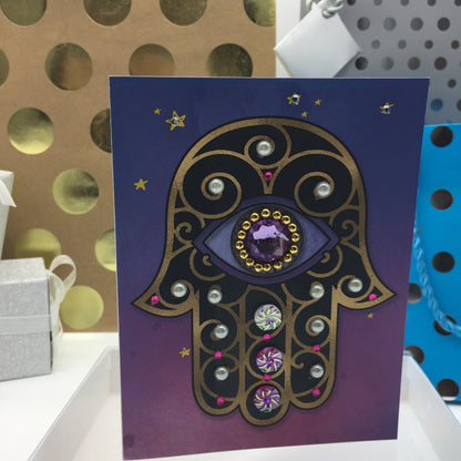 Hamsa greeting card