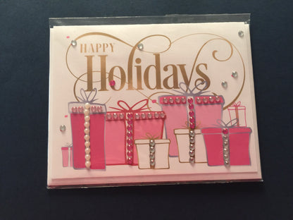 Happy Holiday Present Greeting Card