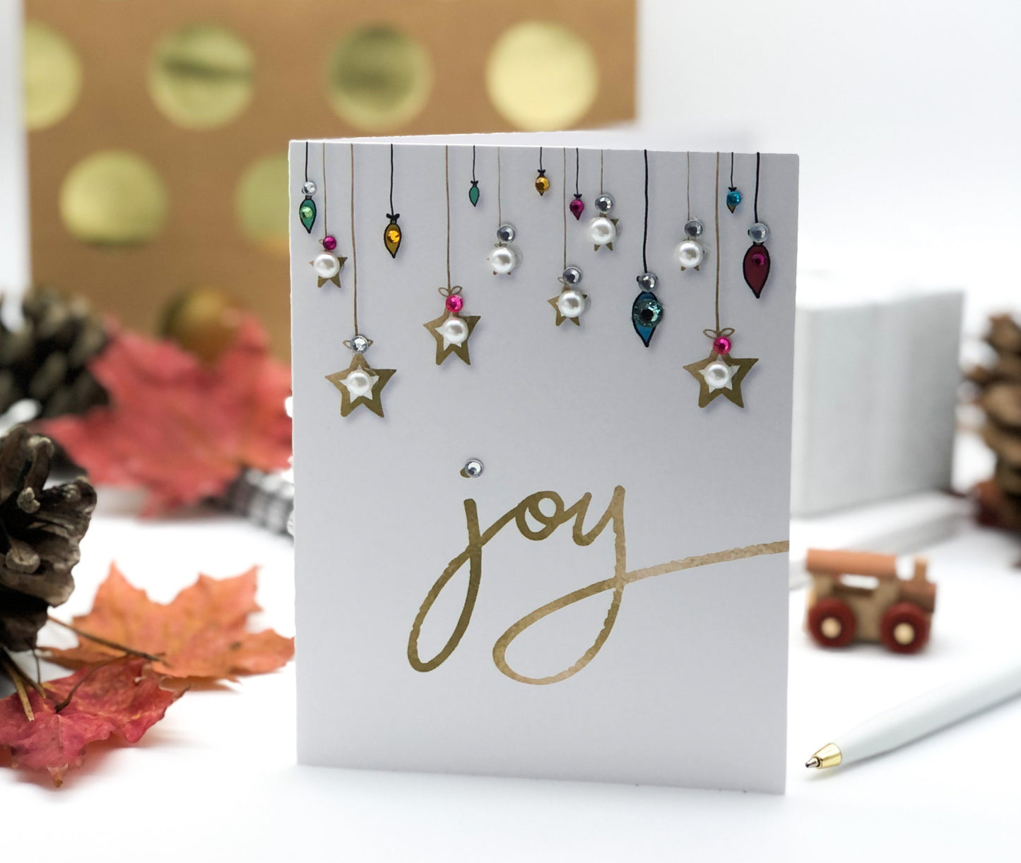 Merry Christmas Joy Greeting Card