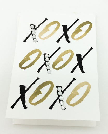 Mini XOXOXO Greeting Card